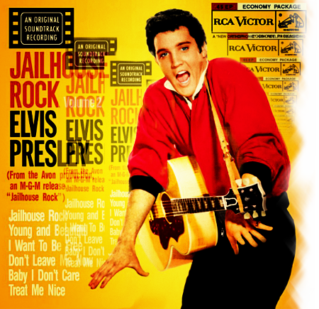 Elvis Presley con una guitarra