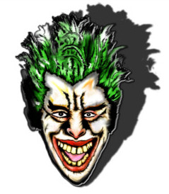 Caricatura de El Joker