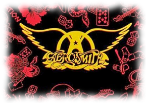 Imagen del logo de Aerosmith en amarillo