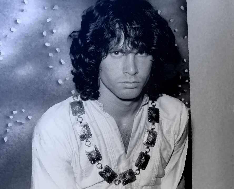 Foto de Jim Morrison en blanco y negro