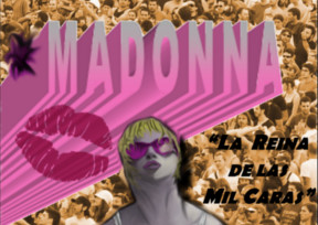 Art sobre Madonna en un concierto