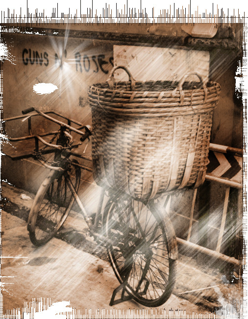 Portada del disco con la bicicleta China