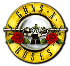 Logo clásico de la banda Guns N' Roses