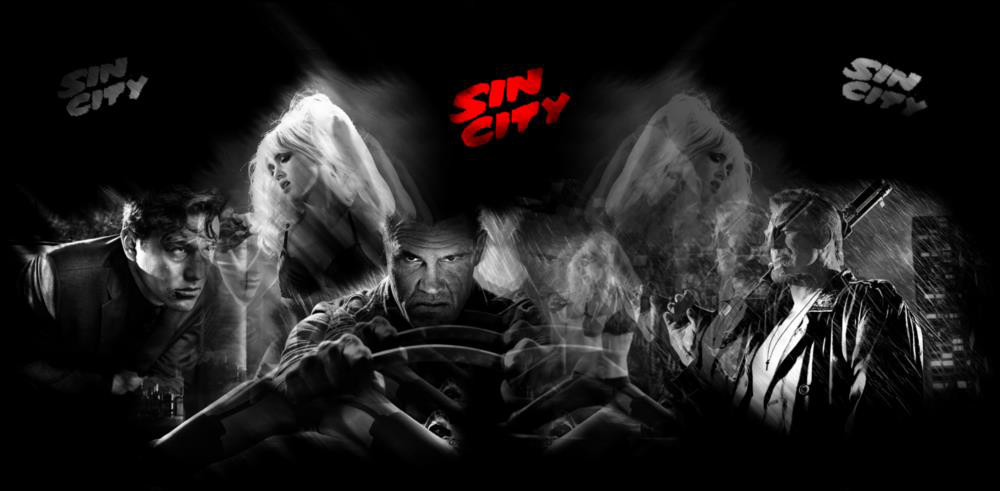 Poster de Sin City para sección sobre el mundo creado por Frank Miller