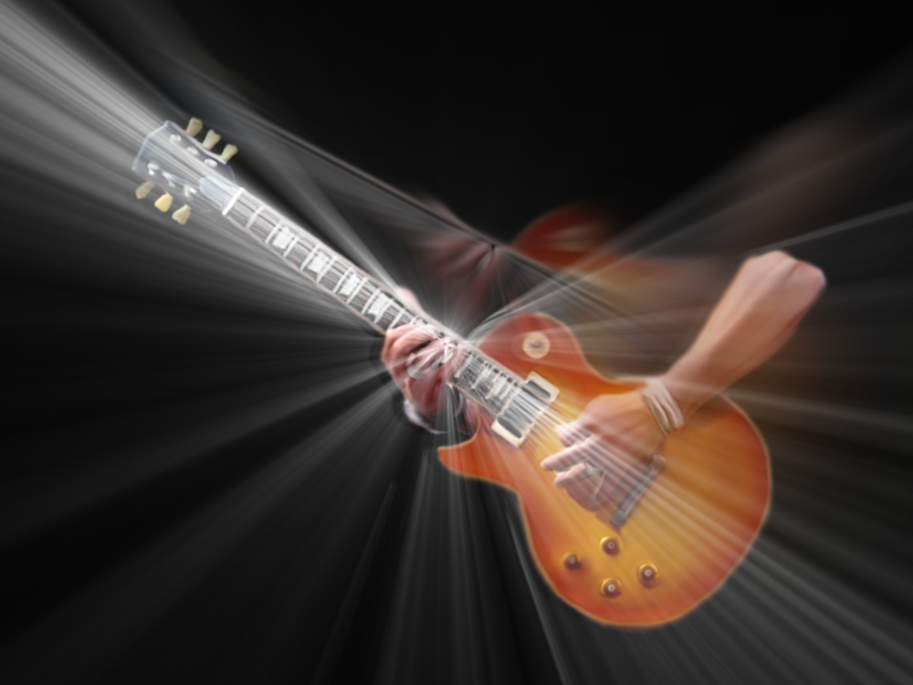 Dibujo de una guitarra Gibson Les Paul del '59